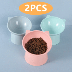 Antioverturning Binaural Pet Feeding Cup Pet Feeder Bowl