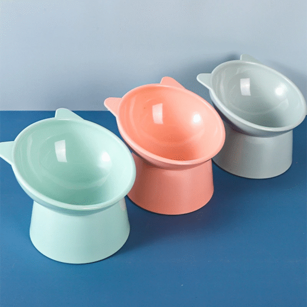 Antioverturning Binaural Pet Feeding Cup Pet Feeder Bowl