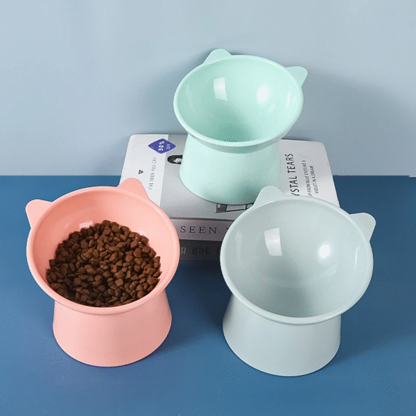 Antioverturning Binaural Pet Feeding Cup Pet Feeder Bowl