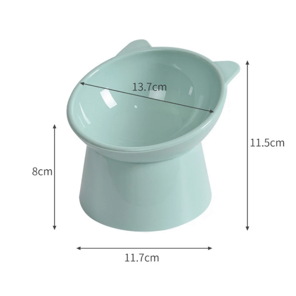 Antioverturning Binaural Pet Feeding Cup Pet Feeder Bowl