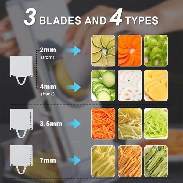 Food Chopper Safe Multi-Functional Vegetable Cutter