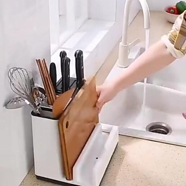 Tableware Storage Holders Kitchen Knife Plastic Storages Racks